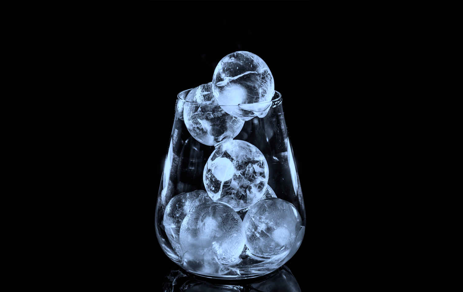 fabricación de esferas de hielo